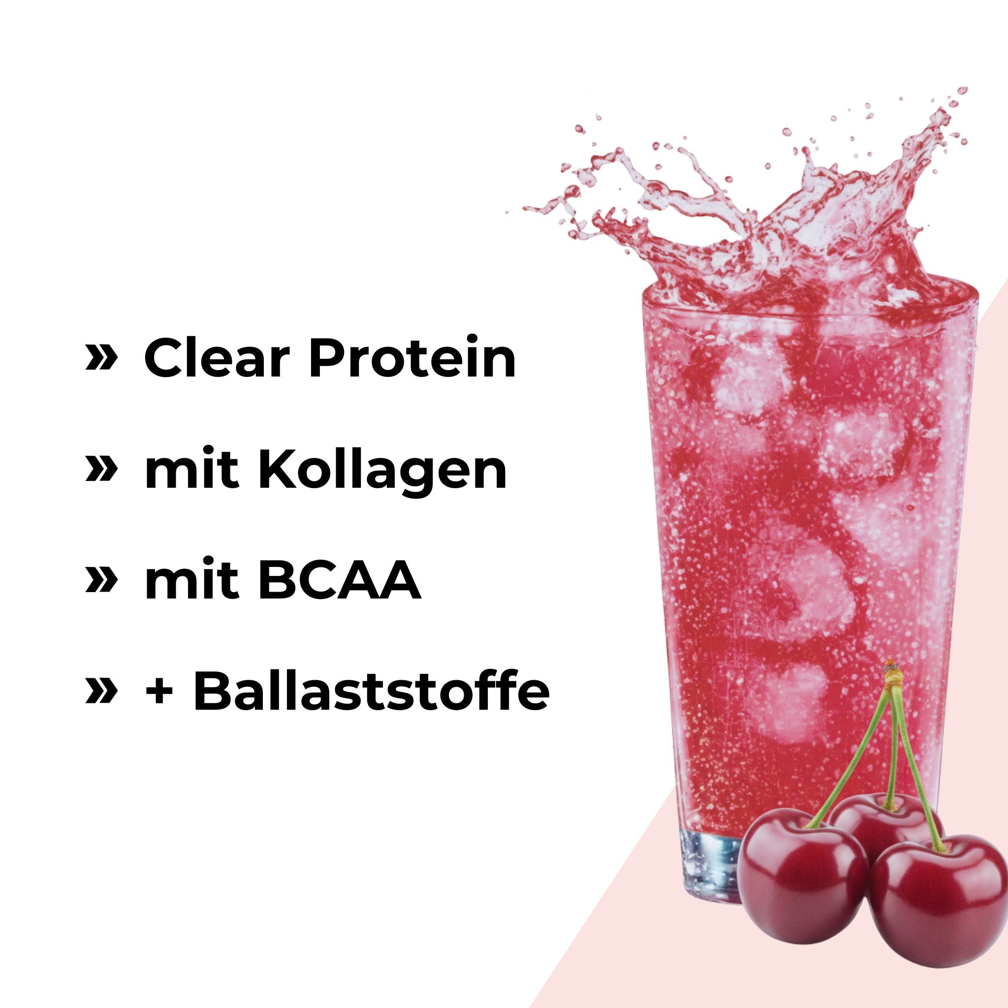 Clear Protein mit BCAA und ohne Zuckerzusatz