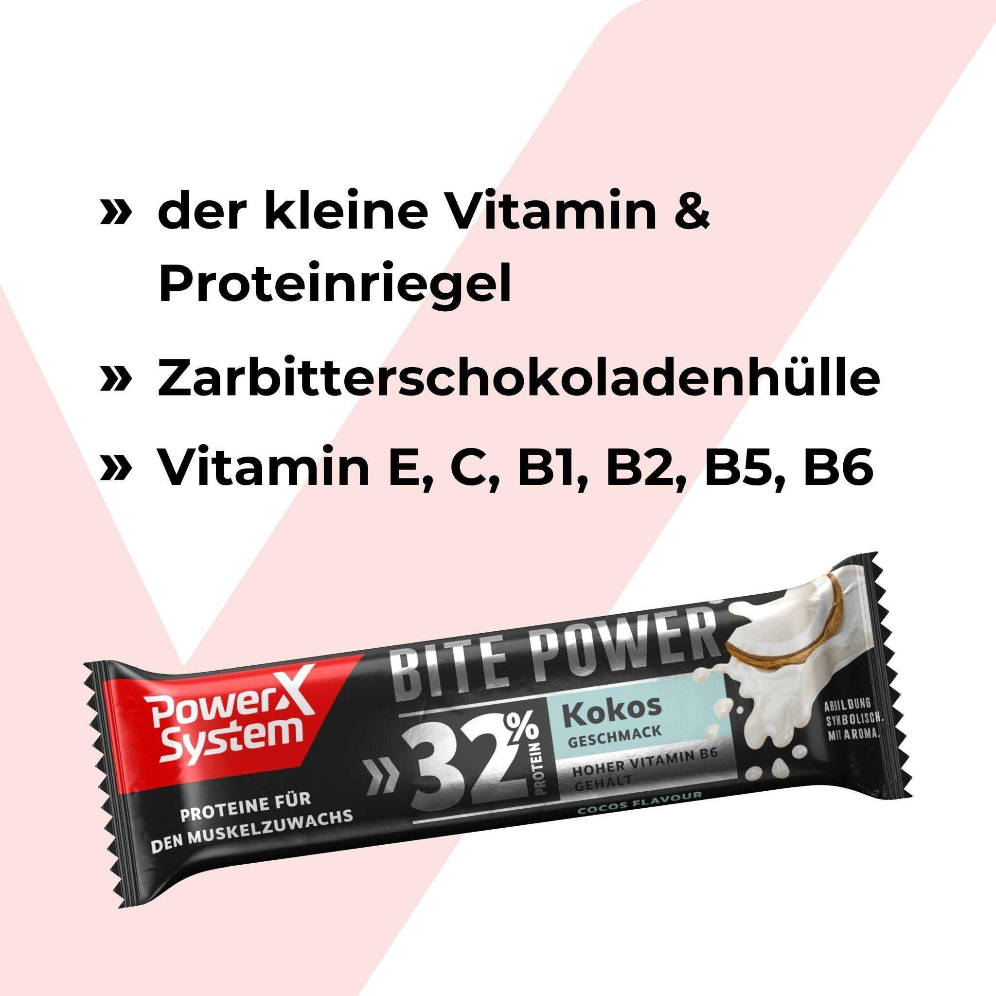 Bite Power mit Vitamin E,C,B1,B2,B5,B6