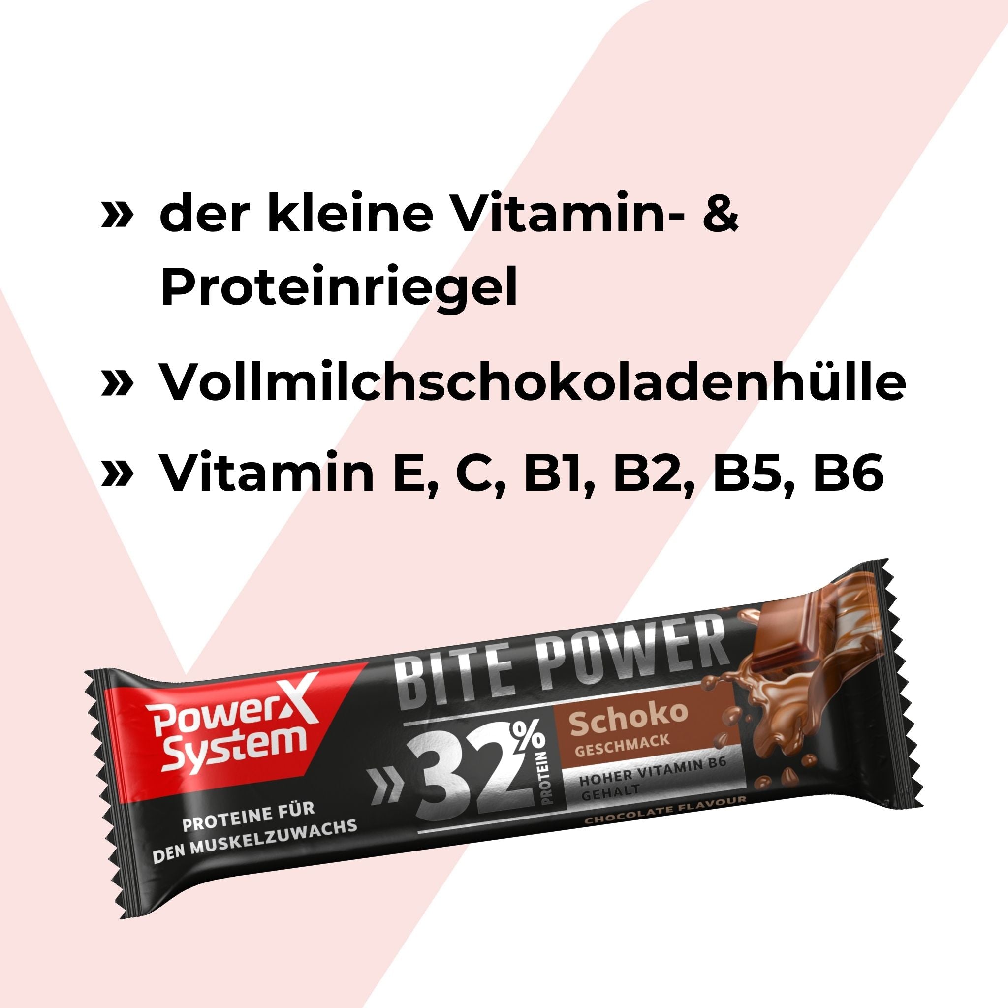 Bite Power mit Vitamin E,C,B1,B2,B5,B6