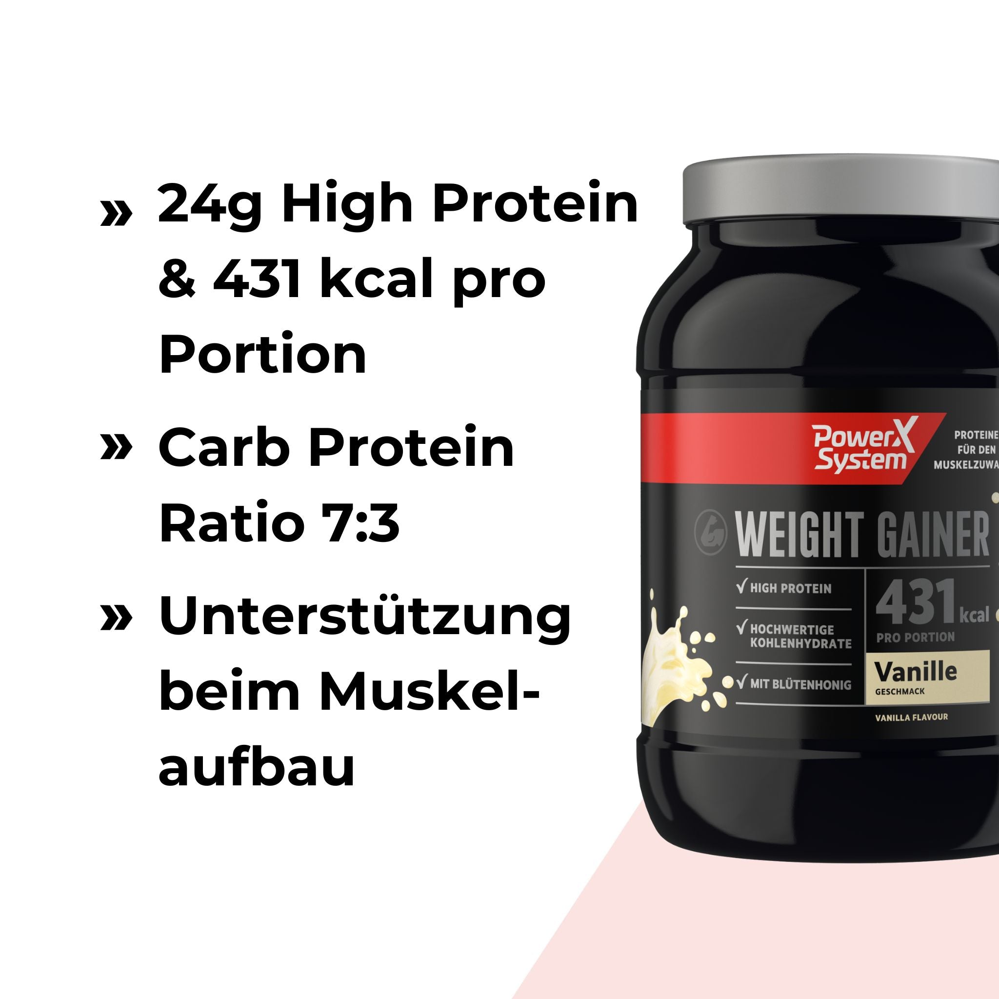 Vanille, 1000g | Weight Gainer Vanille 1000g