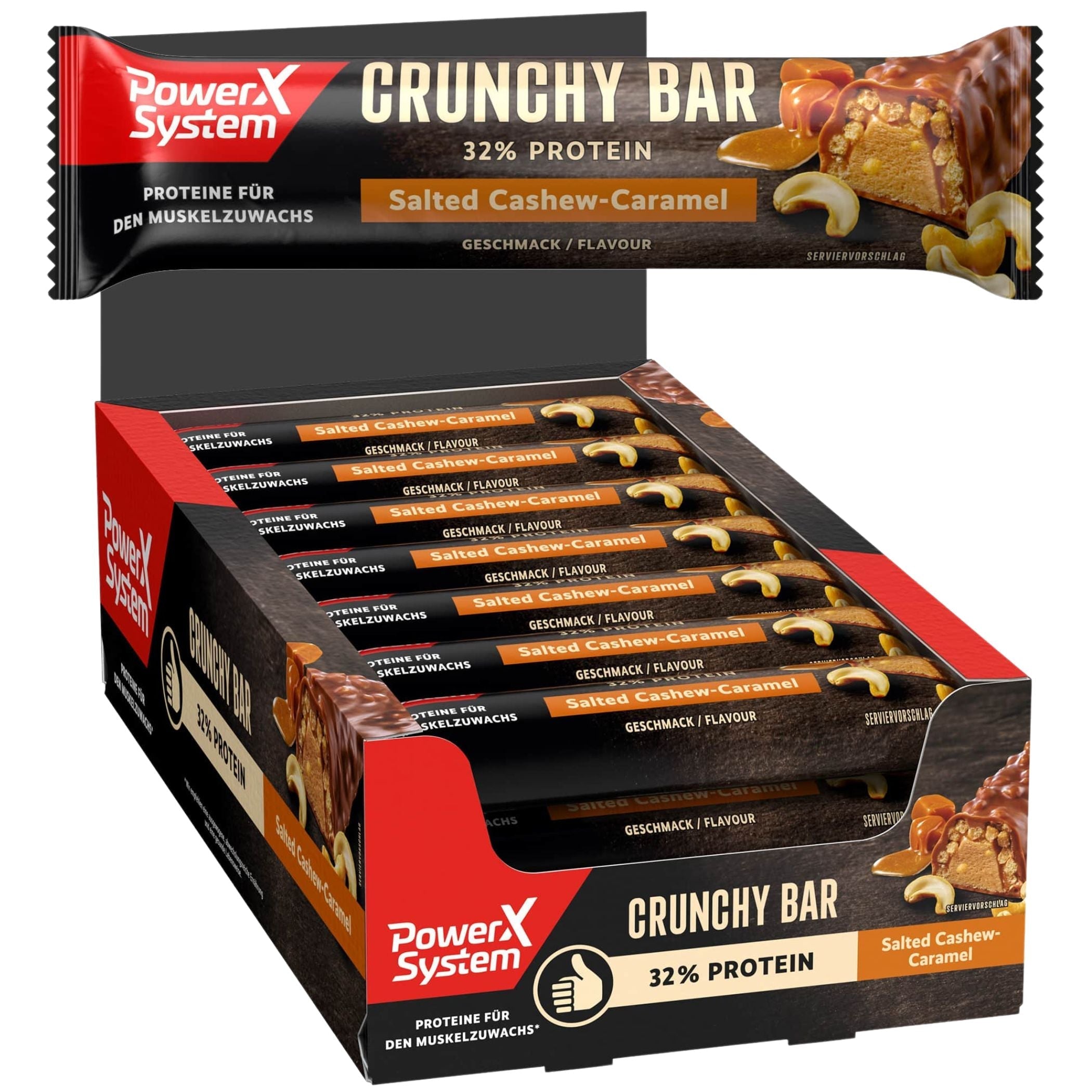 Karton Crunchy Bar Riegel