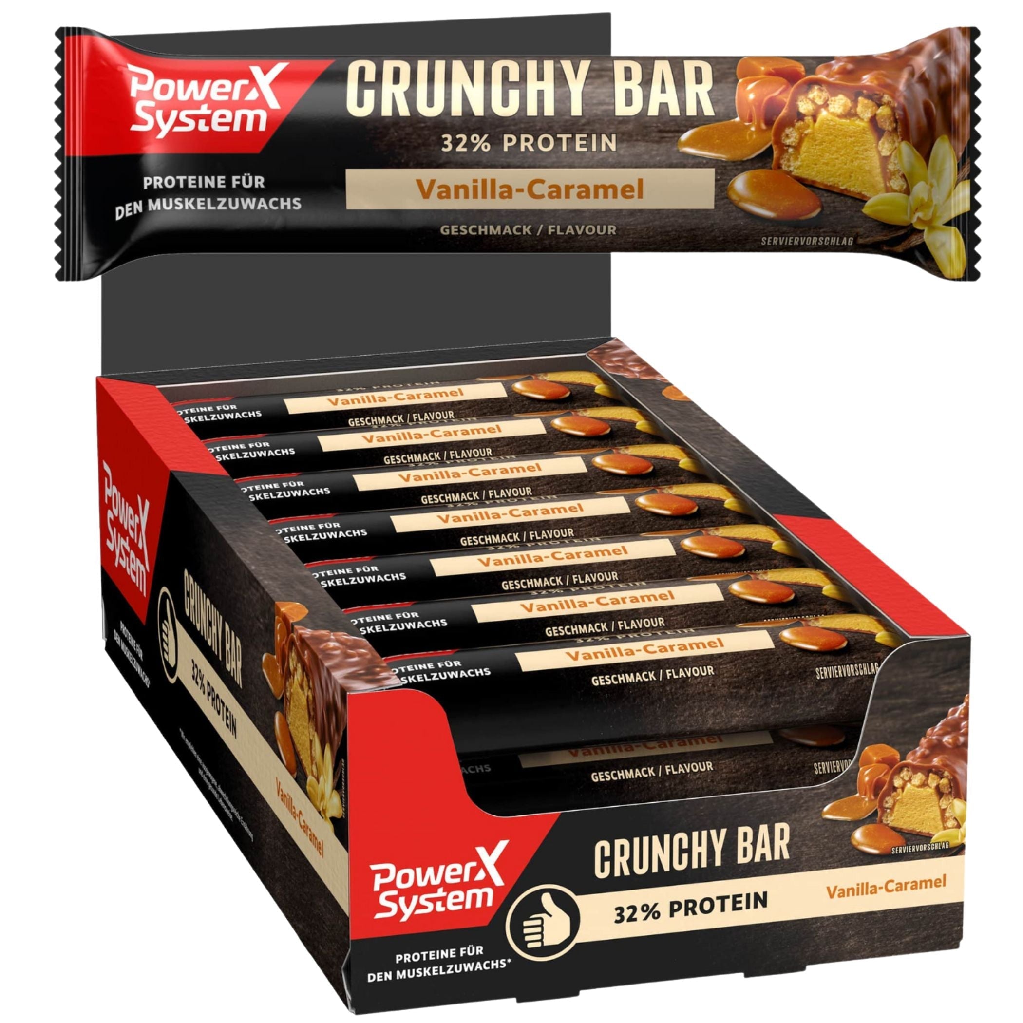 Karton Crunchy Bar Riegel