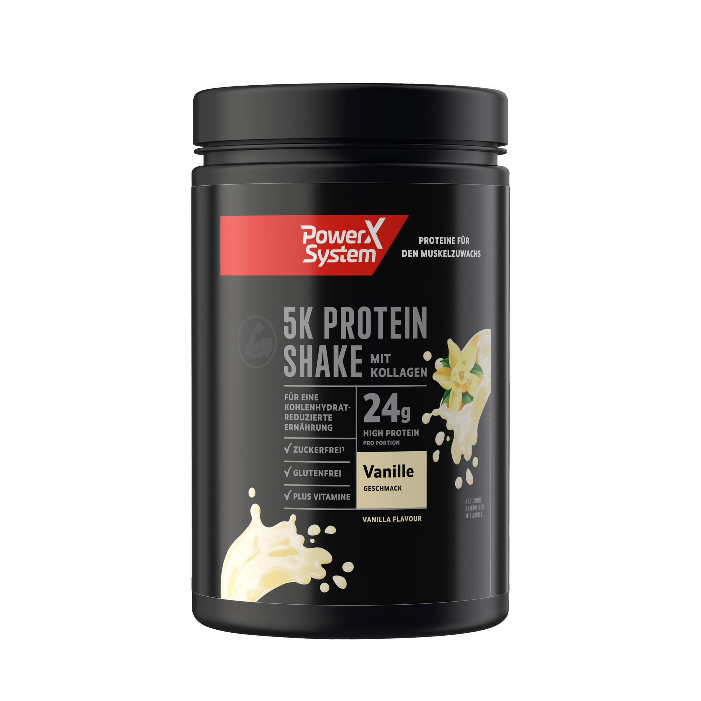 Vanille, 1 x 360g Packung | 5K Protein Shake Vanille 1 x 360g