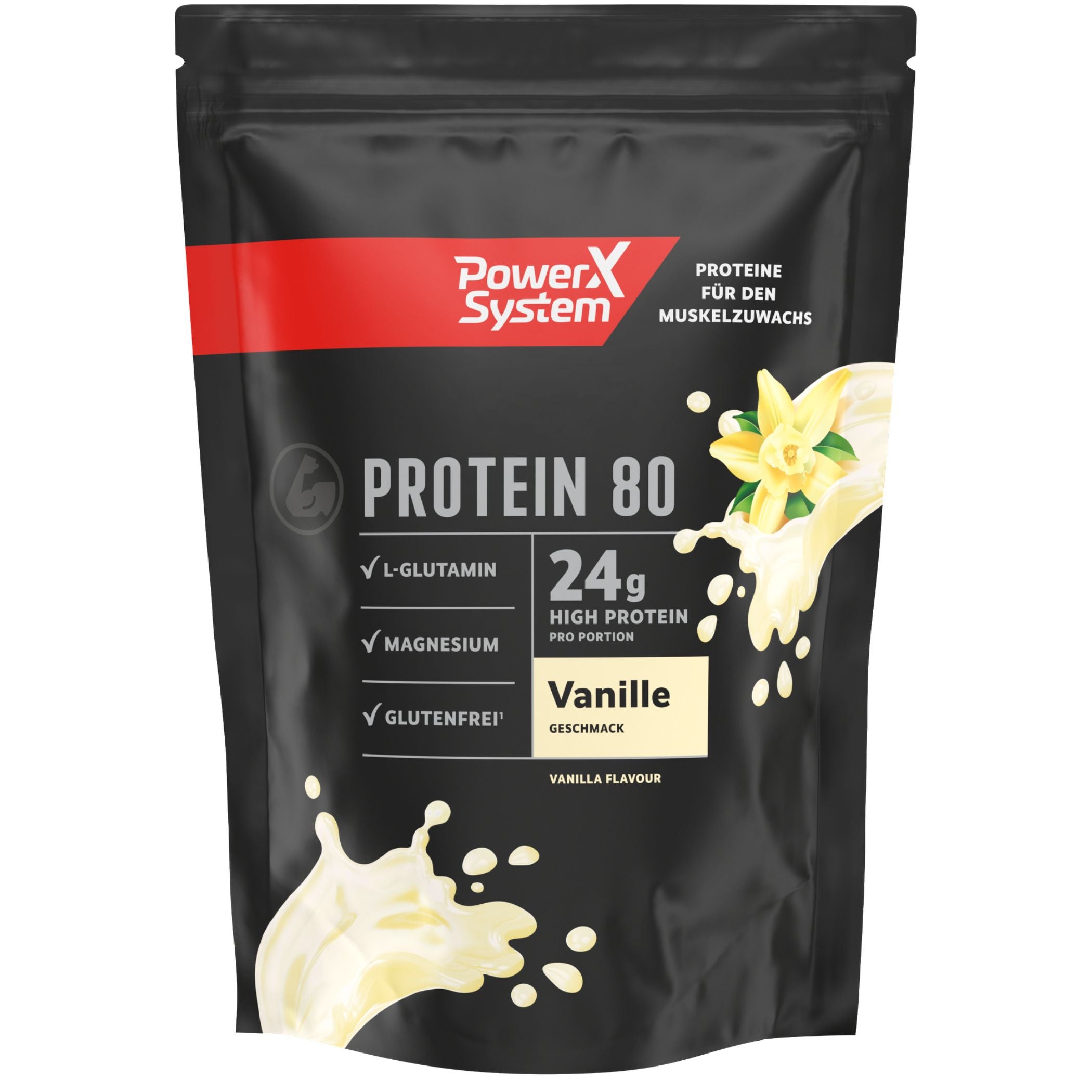 Vanille, 1 x 360g Packung | Protein 80 Vanille 1 x 360g