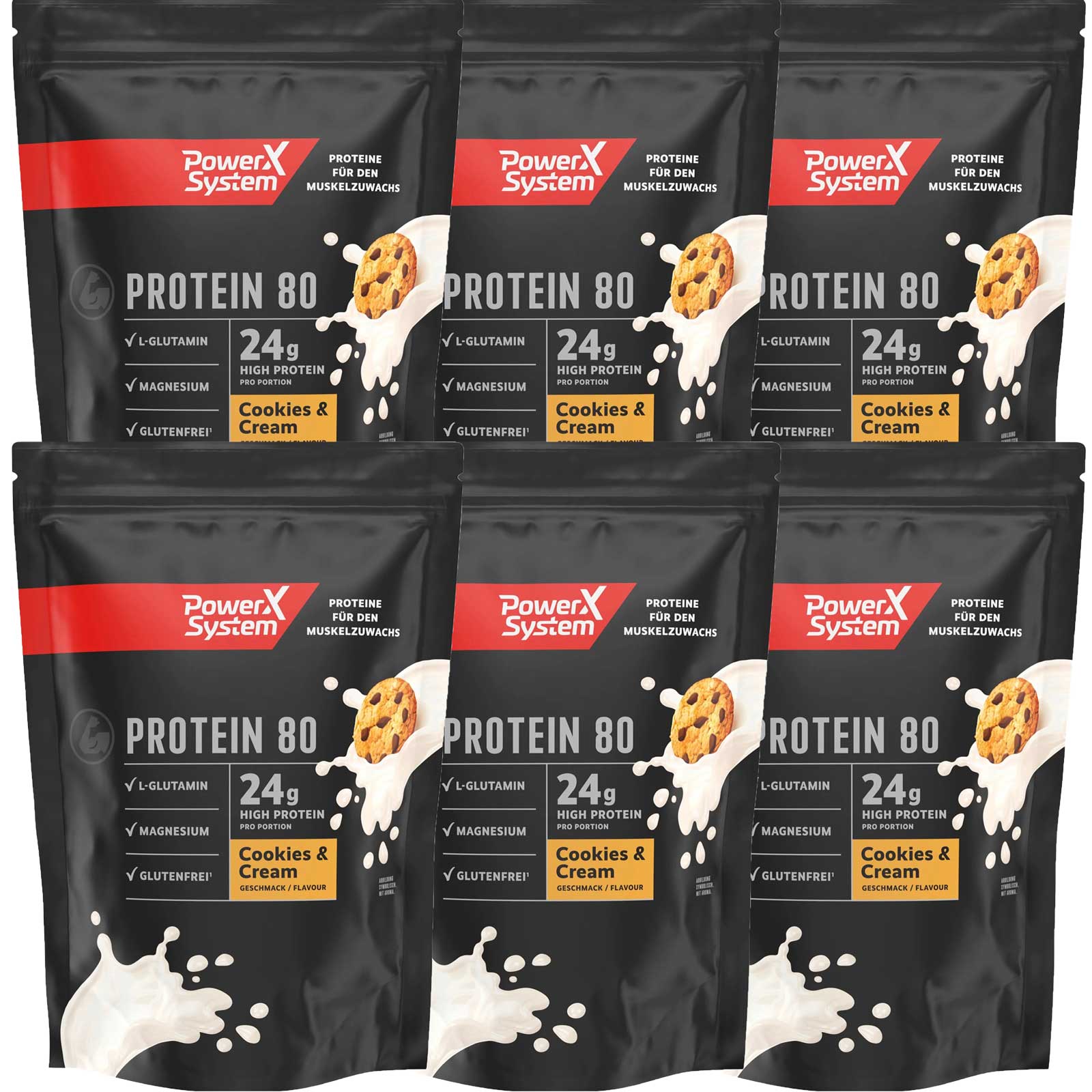 6er Pack Protein 80 Cookies