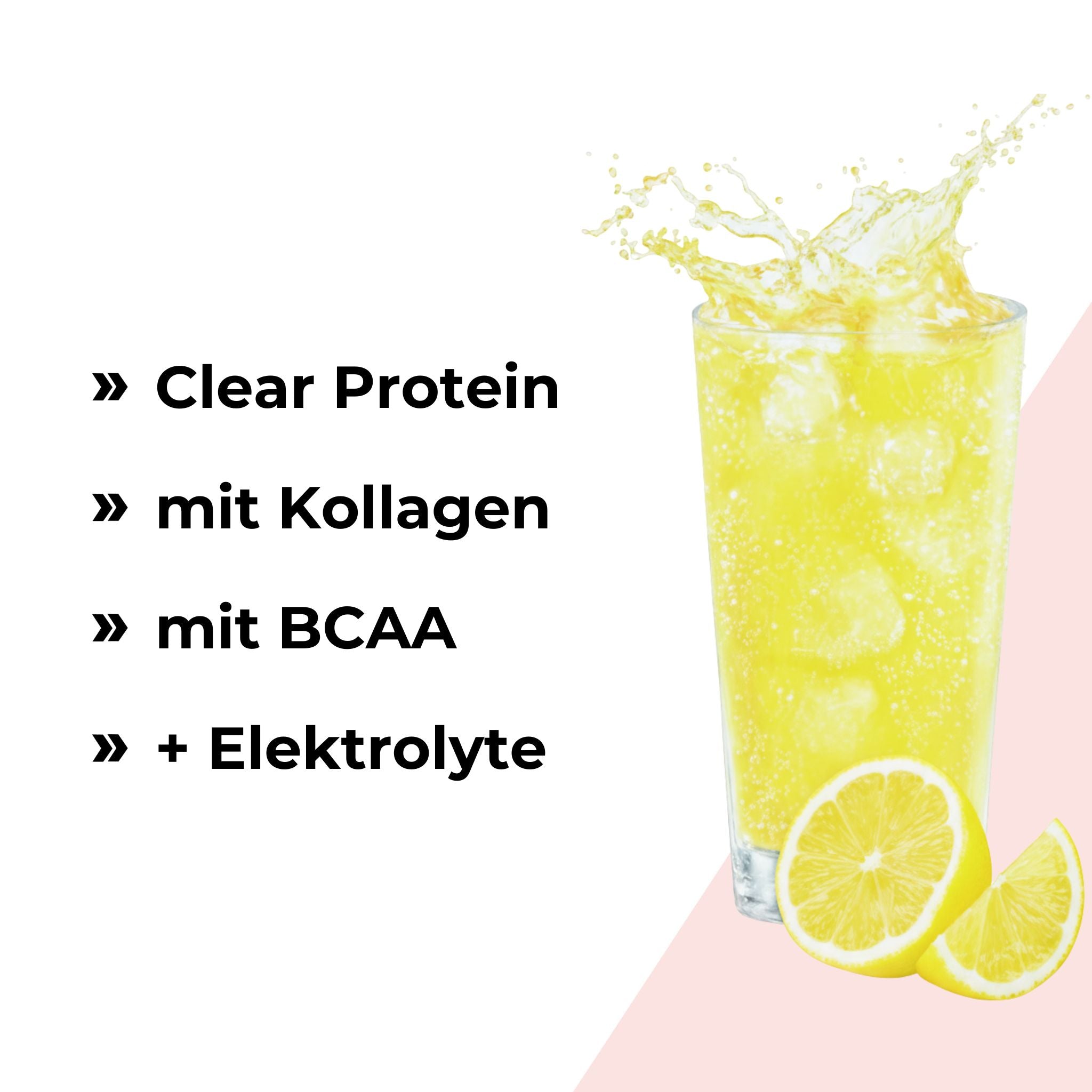Clear Protein mit BCAA und ohne Zuckerzusatz