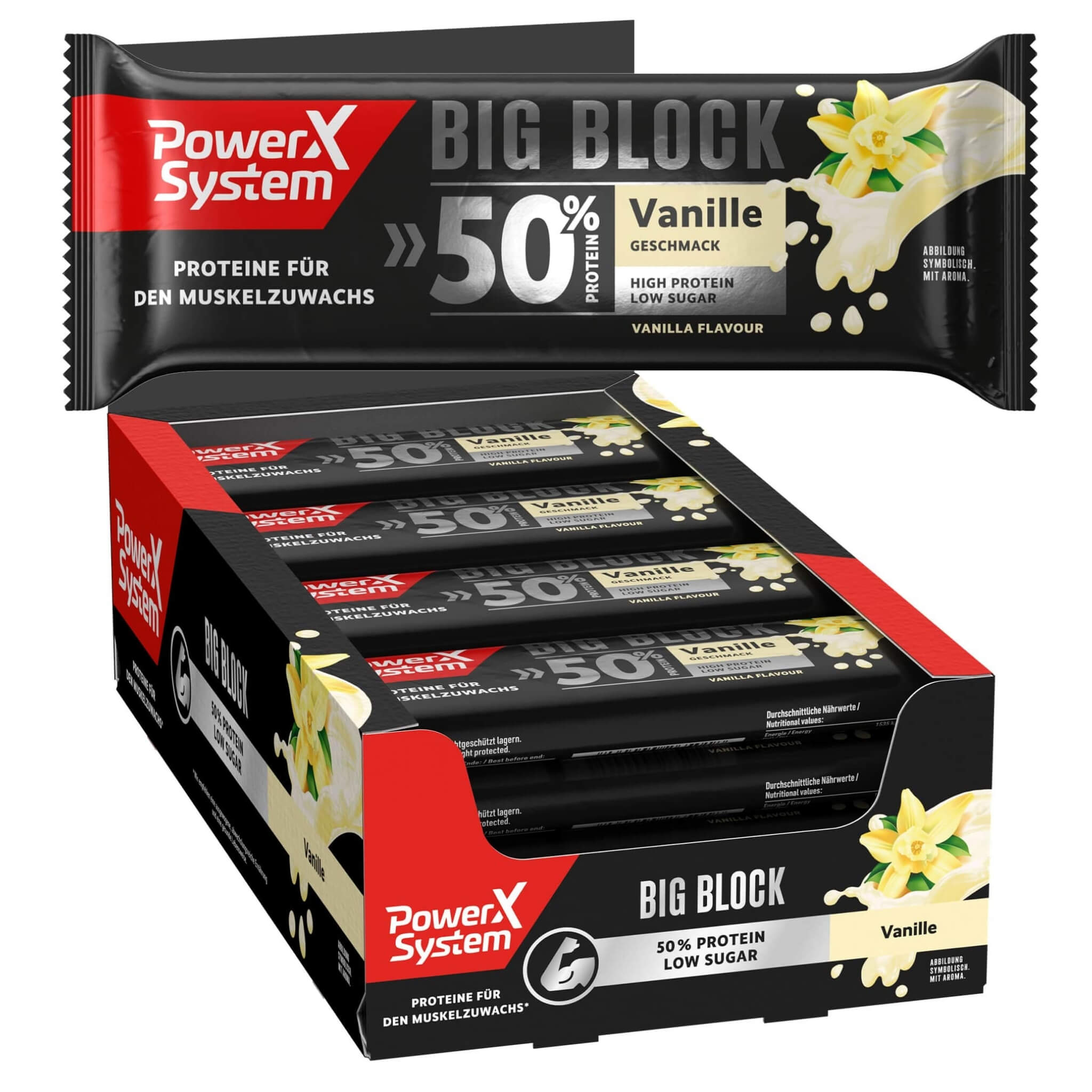 Karton Big Block Proteinriegel