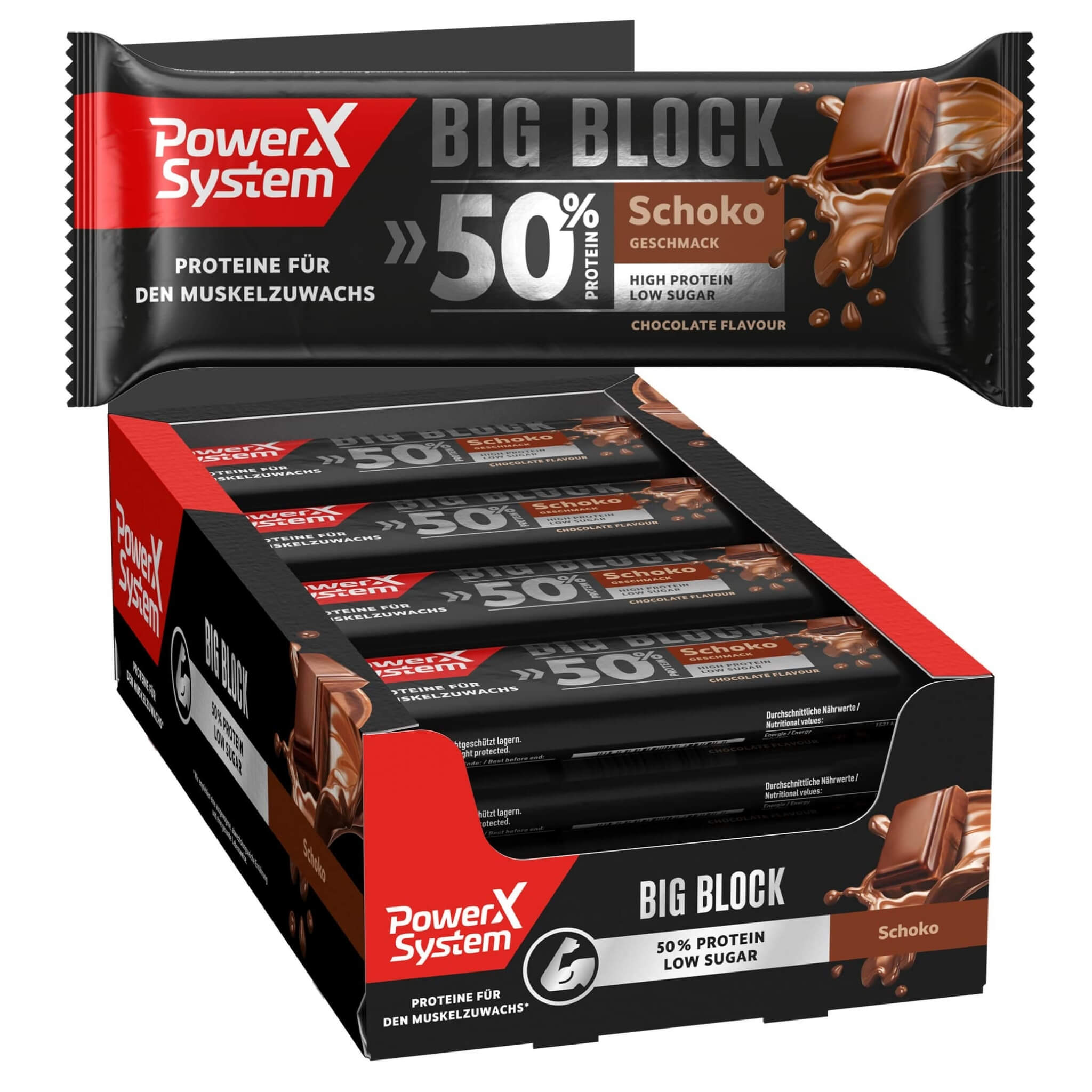 Karton Big Block Proteinriegel