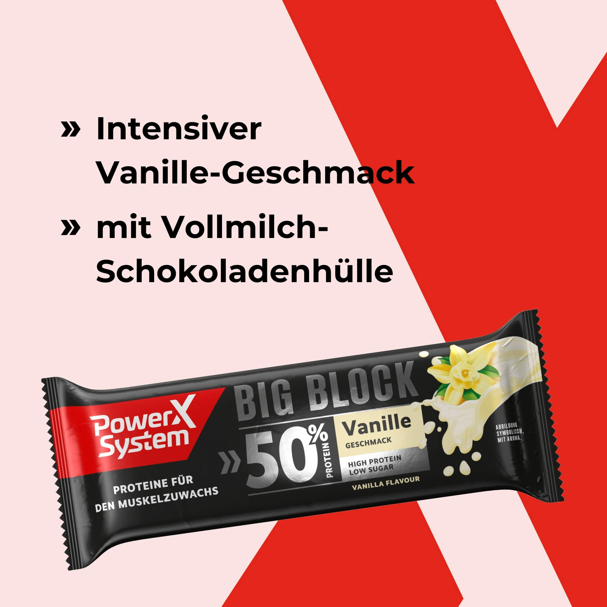 Big Bock Riegel mit Vollmilch Schokoladenhülle
